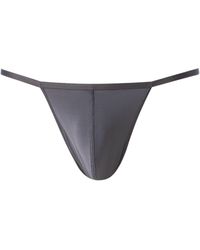 Hom - Herren Stringtanga Mikrofaser/Funktion Unifarben - Lyst