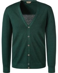Gran Sasso - Herren Cardigan Schurwolle Unifarben - Lyst