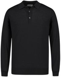 John Smedley - Herren Pullover Merinowolle Unifarben - Lyst