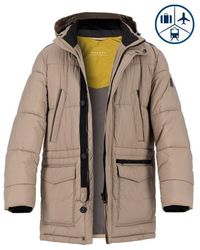 Bugatti - Herren Steppjacke Mikrofaser Unifarben - Lyst