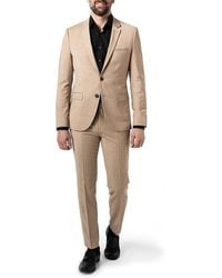 HUGO - Herren Anzug Meliert Slim Fit - Lyst