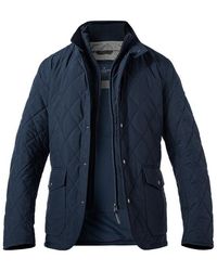 Hackett - Herren Steppjacke Mikrofaser Unifarben - Lyst