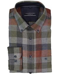 CASA MODA - Herren Hemd Baumwolle Kariert Comfort Fit - Lyst