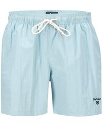 Barbour - Herren Badeshorts Mikrofaser Unifarben - Lyst