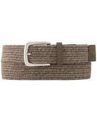 ALBERTO - Herren Gürtel Textil Meliert - Lyst