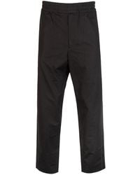 OAMC Woven Cotton Straight Leg Pants - Black