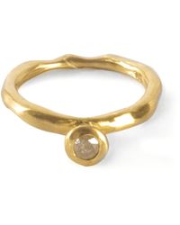 Rosa Maria Sayaka Ring With Small - Metallic