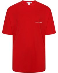 Comme des Garçons Oversized Logo T - Red