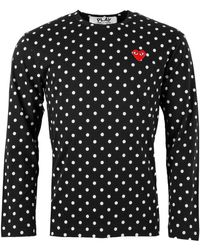commes de garcon long sleeve