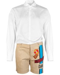 DSquared² Shirt And Shorts Playsu - White