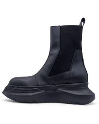Rick Owens DRKSHDW Abstract Beetle Boots Black for Men | Lyst