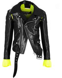 Junya Watanabe Neon Biker Jacket - Black