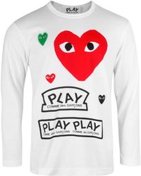 COMME DES GARÇONS PLAY T-shirts for Women | Online Sale up to 33% off | Lyst