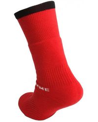 Yohji Yamamoto Pile Tube Socks - Red