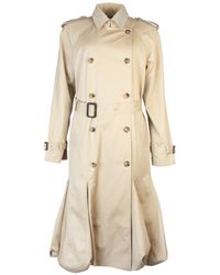 JW Anderson Bubble Hem Trench Coat - Natural