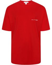 Comme des Garçons Oversized Logo T - Red