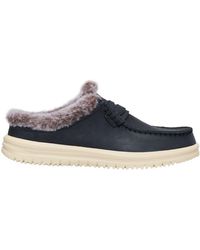 HEYDUDE - Wendy Nxt Mule Leather Cozy - Lyst