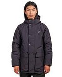 Fred Perry - Padded Zip Through Jacket - Lyst