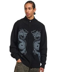 Butter Goods - Dragon Zip-Thru Knit Sweater - Lyst