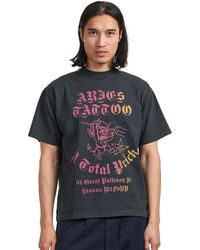 Aries - Faded Tattoo Shop SS Tee - Lyst