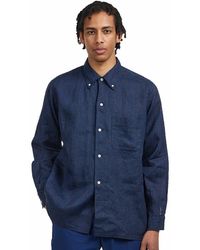 Beams Plus - Open B.D. Linen Print - Lyst