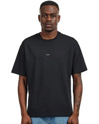 A.P.C. - T-Shirt Boxy Micro Logo - Lyst