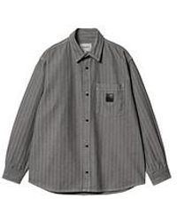 Carhartt - Menard Shirt Jac "Monsey" Herringbone Denim, 11.4 oz - Lyst