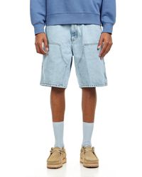 Carhartt - Double Knee Short "Smith" Denim, 13.5 oz - Lyst