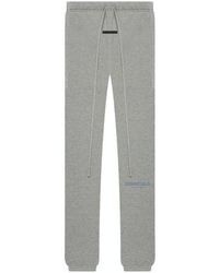 fear of god essentials sweatpants heather oatmeal