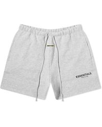 for Men Ellesse Fresca Sweat Shorts in Grey gym and workout clothes Sweatshorts Grey Mens Clothing Activewear 
