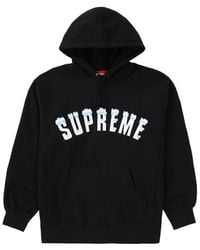 Supreme Icy Arc Hooded Sweatshirt Black for Men | Lyst