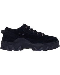Nike Lahar Low Suede Sneakers in Black - Lyst