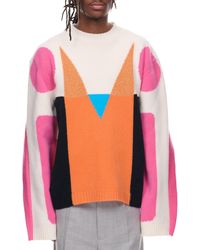 Walter Van Beirendonck Hyper Art Knit Sweater - Pink