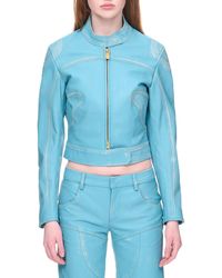 Blumarine Leather jackets for Women | Online Sale up to 52% off | Lyst