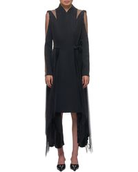 Valery Kovalska Asymmetrical Shift Dress - Black