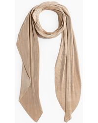 H&M - Langer Plisseeschal - Lyst