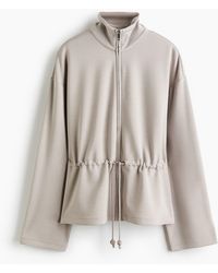 H&M - Sweatvest Met Drawstring - Lyst