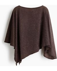 H&M - Glitzerndes Cape-Shirt - Lyst