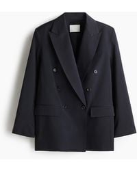 H&M - Oversized Twillblazer - Lyst