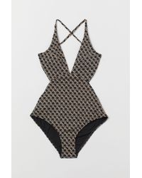 H&M Maillot de bain découpé - Noir