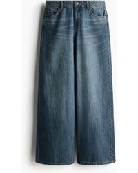H&M - Wide Regular Waist Jeans - Lyst