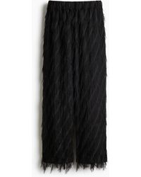 H&M - Hose mit Fransen - Lyst