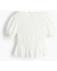H&M - Gesmokte Bluse - Lyst
