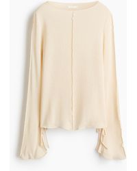 H&M - Top En Maille Avec Encolure Bateau - Lyst