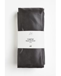 H&M - Legging Met Coating - Lyst