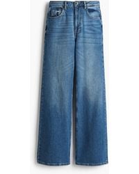 H&M - Wide Ultra High Jeans - Lyst