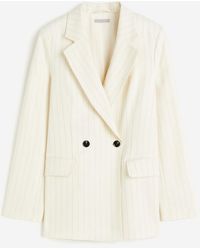 H&M - Oversized Double-breasted Blazer - Lyst