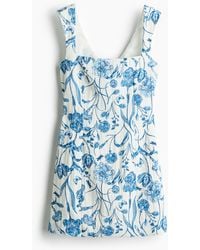 H&M - Kleid mit Schleife im Rücken - Lyst