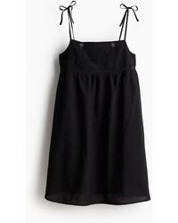 H&M - Besticktes Kleid in A-Linie - Lyst