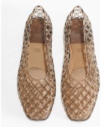 H&M - Ballerinas aus Kunststoff-Mesh - Lyst